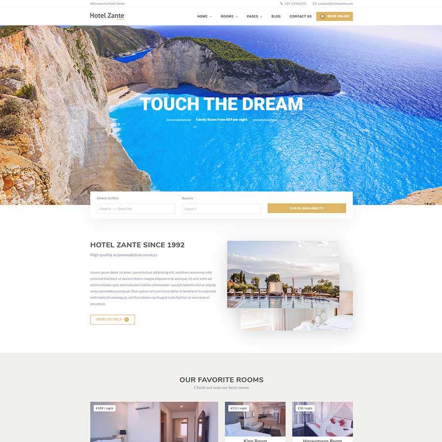 Hotel Booking Website Design in India - Get Your Website Now