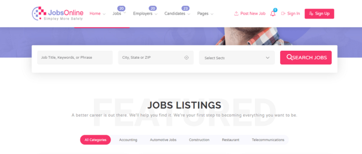 Job Portal Website – Like Linkedin and Indeed