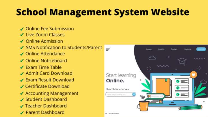 School Management System Website