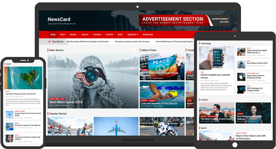 News Paper and Megazine Website