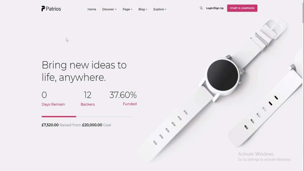 Crowdfunding, Fundraising & Charity Donations Website