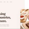 Baking course selling website design