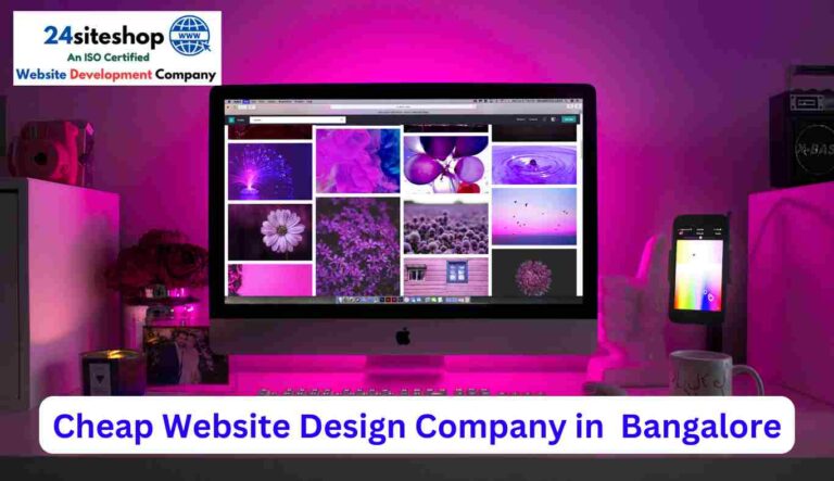 Cheap Website Design Company in Bangalore