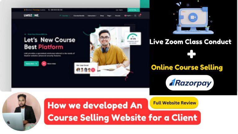 Online Course Selling Website Kaise Banaye: Complete Guide in Hindi