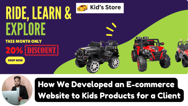 Kids Ecommerce Website Kaise Banaye