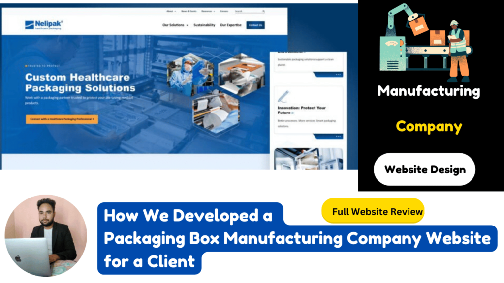 How to Create a Professional Website for Your Packaging Box Manufacturing Business