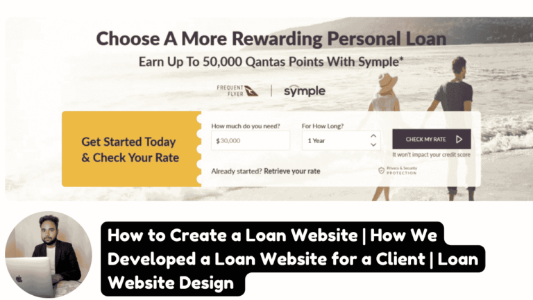 How to Create a Loan Website