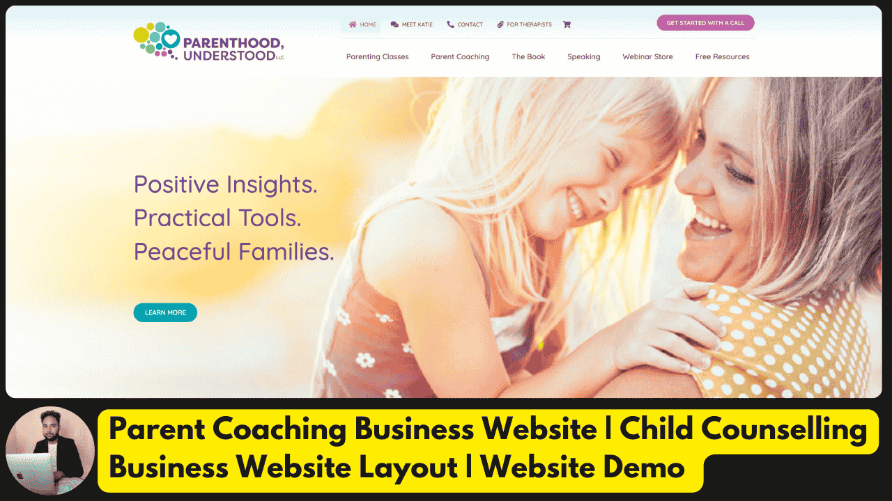 Parent Coaching Business Website