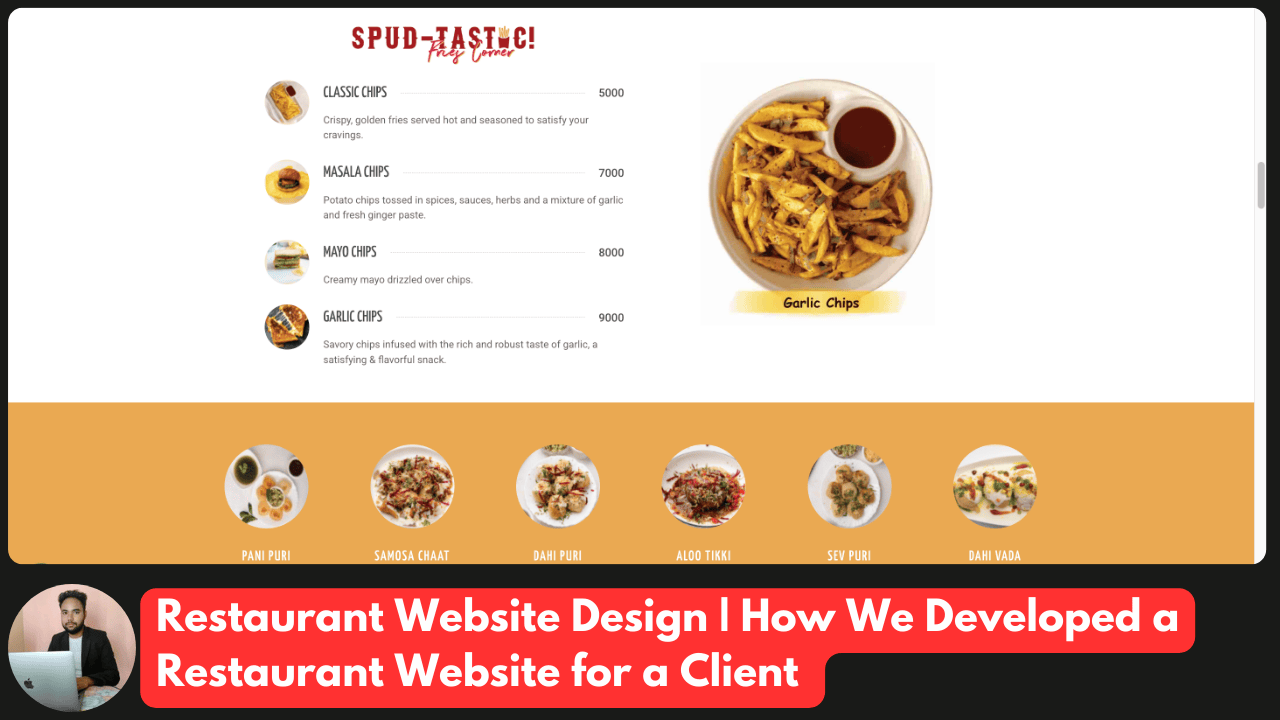 Restaurant Website Design