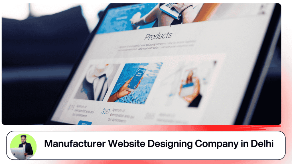 Manufacturer Website Designing Company in Delhi
