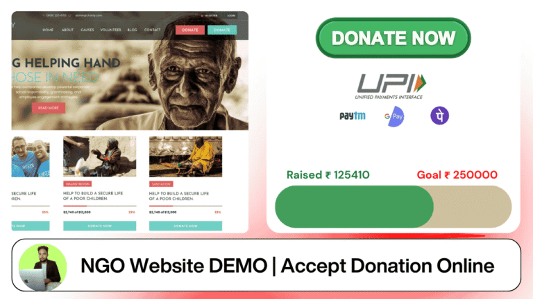 How We Completed an NGO Website for a Client | NGO Website Kaise Banaye (Client Project)