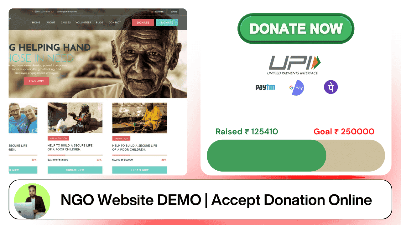 NGO Website Designing Company in Delhi