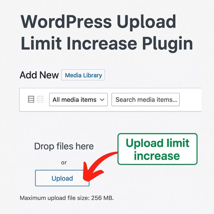 WordPress Upload Limit Increase Plugin – Manage Media File Size