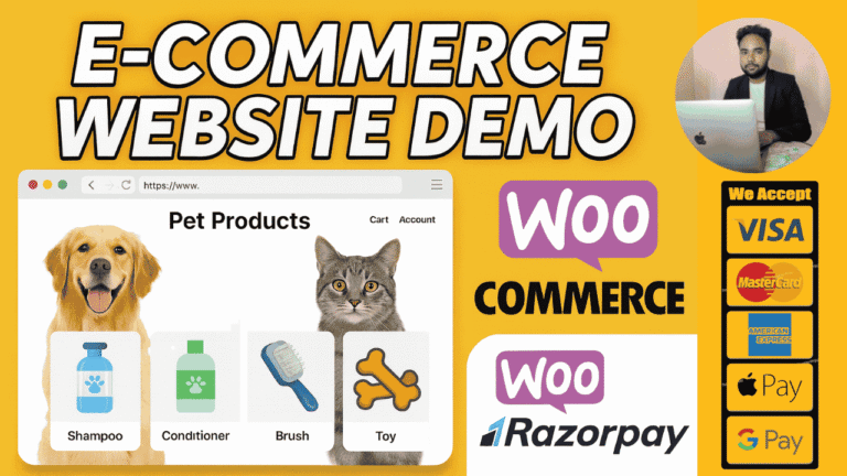 Dog & Cat Products E-commerce Website – Project Completed by 24siteshop