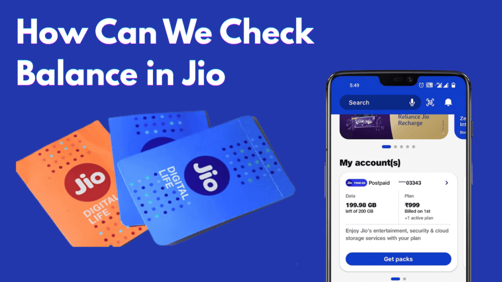 How Can We Check Balance in Jio