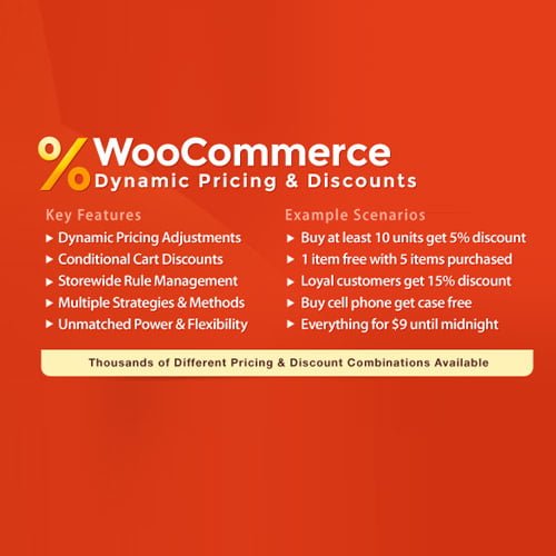 WooCommerce Dynamic Pricing and Discounts Plugin GPL