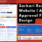 Sarkari Results Website Design Company – Latest Client Project by 24siteshop