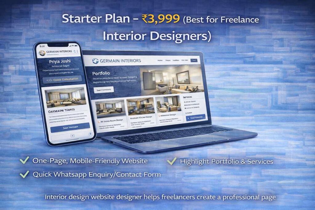 Best Interior Design Website Designer | Websites from ₹3,999