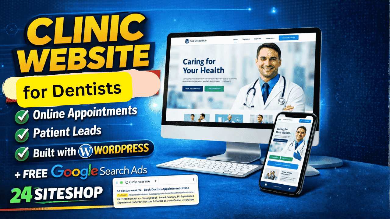 Doctor Website Cost Design Example