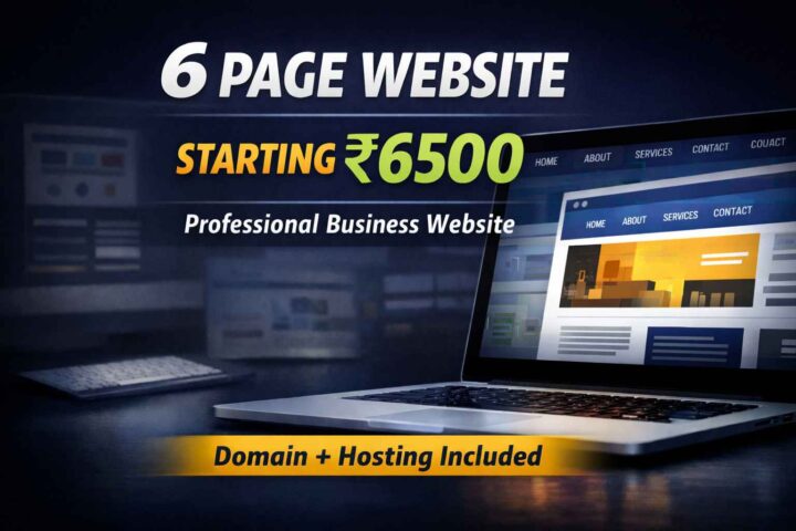 6 Page Website Cost