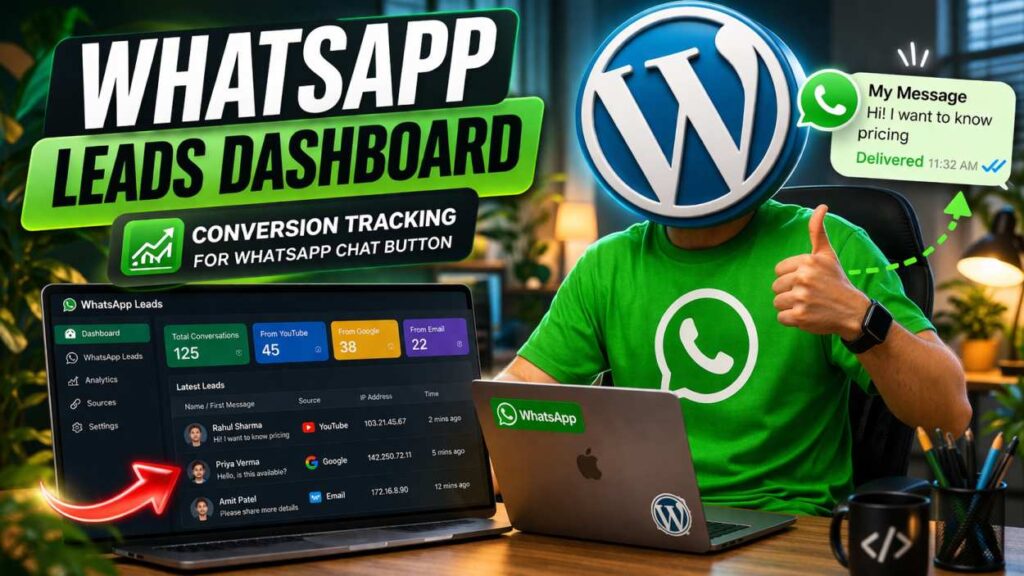 WhatsApp chat tracking dashboard plugin