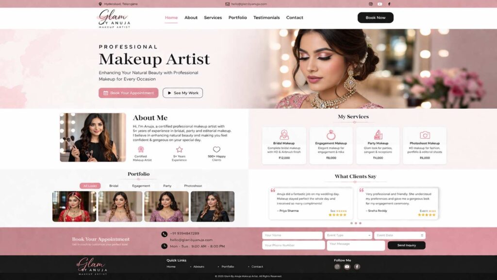 Website Homepage Design