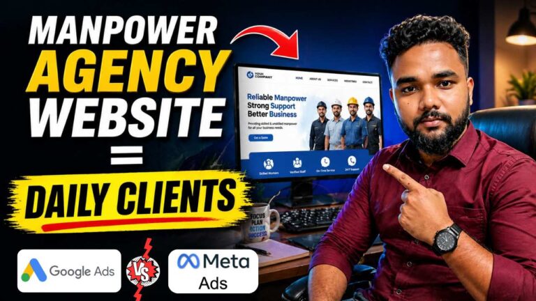 Manpower Company Website That Gets Daily Client Enquiries (Case Study)