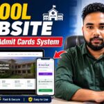 Modern School Website Design with Online Results & Admit Card System