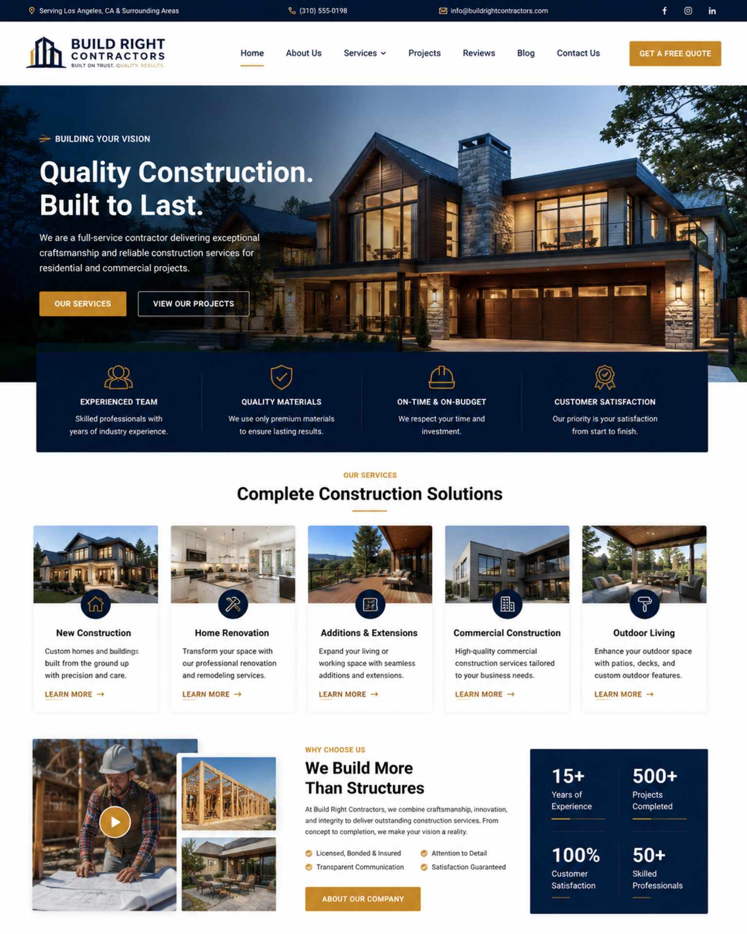 Business website designed by 24siteshop