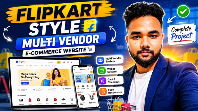Multi Vendor eCommerce Website Successfully Completed | Flipkart Style Marketplace with Wallet System