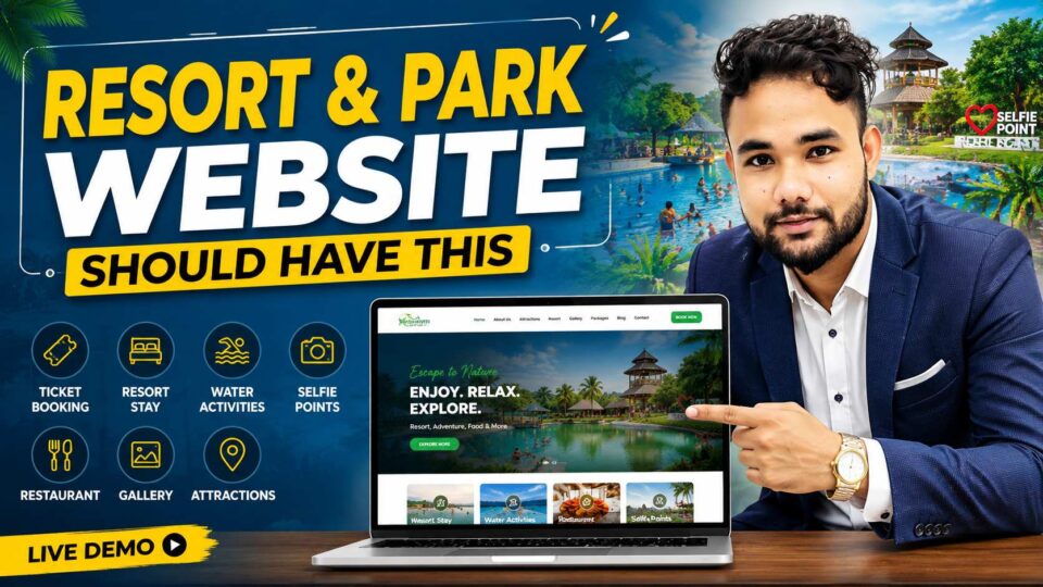 How We Designed a Tourism Business Website for a Resort & Park (Project Showcase)
