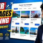 Travel Agency Website Demo – Latest Tours & Travels Website Project Completed by 24siteshop