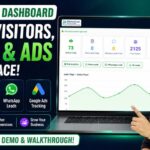 Client CRM Dashboard Demo – Track Website Visitors, Leads, WhatsApp & Google Ads in One Place