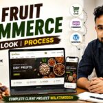 Dry Fruit Ecommerce Website Design – Complete Client Project by 24siteshop