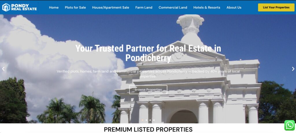 home page screenshoot