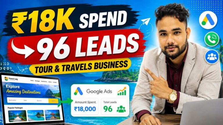 Tour & Travel Website Development with Google Ads Lead Generation